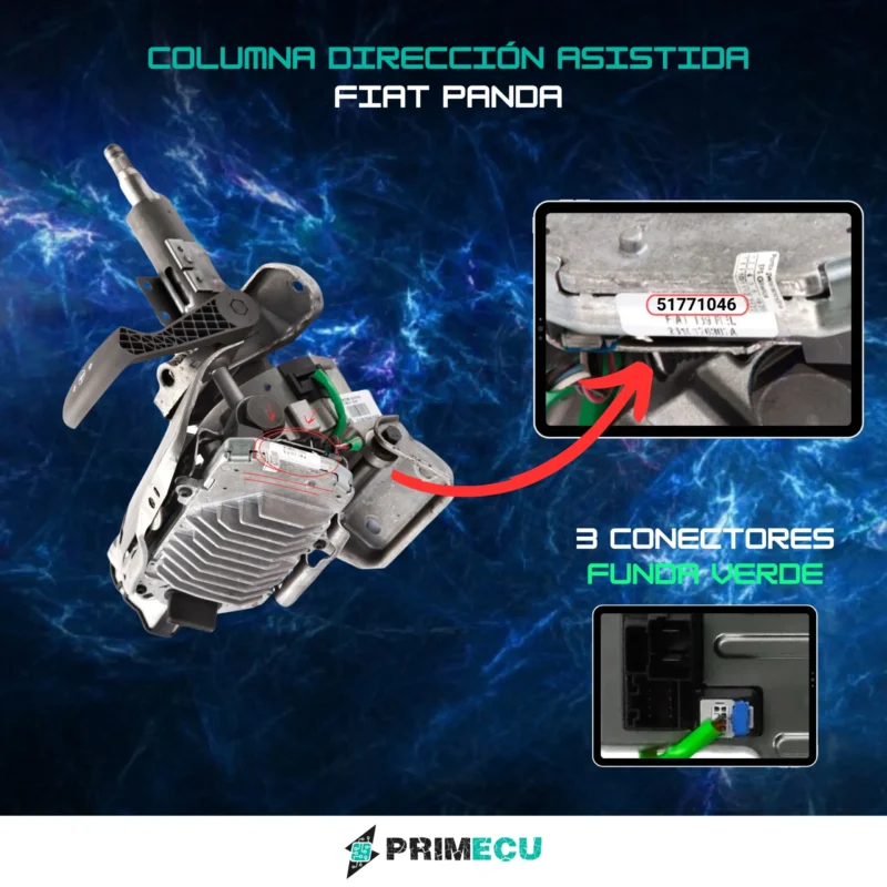51771046 Columna de direccion asistida FIAT PANDA 2