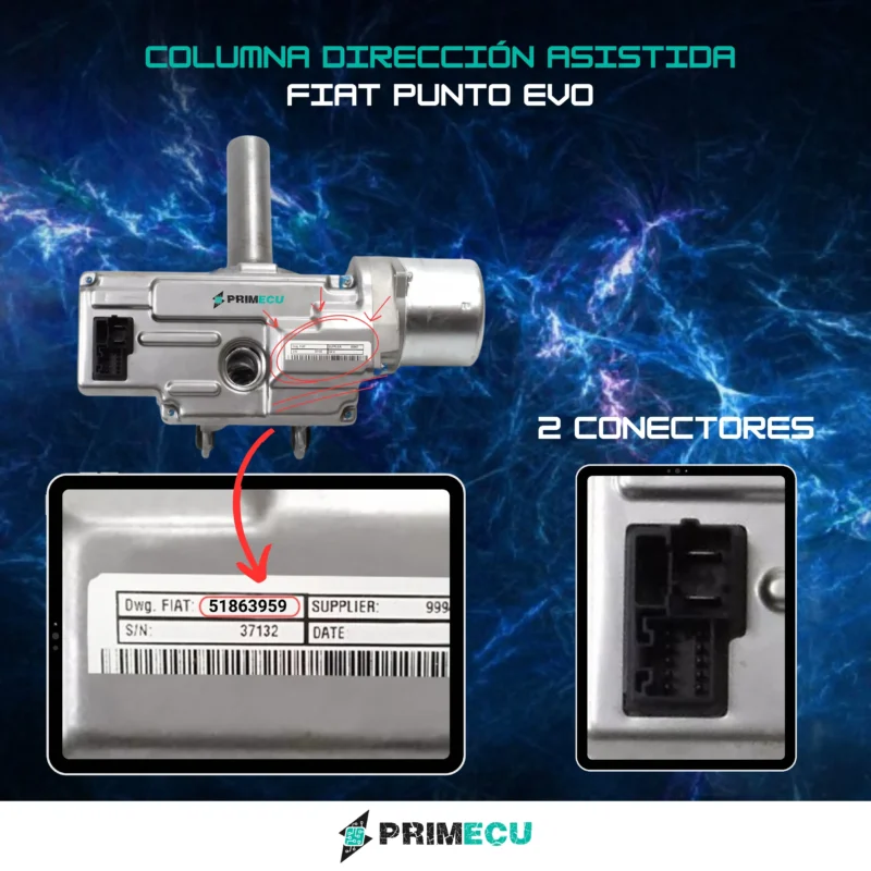 51863959 Columna de direccion asistida FIAT PUNTO EVO 2