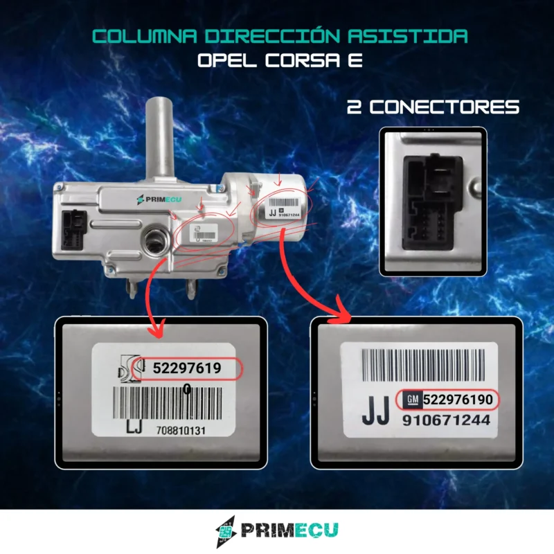 522976190 Columna de direccion asistida OPEL CORSA E 2