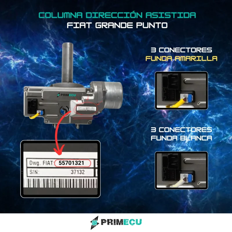 55701321 Columna de direccion asistida FIAT GRANDE PUNTO 2