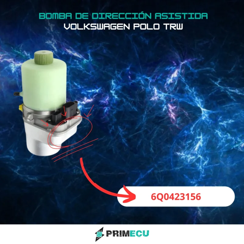 6Q0423156 Columna de direccion asistida VOLKSWAGEN POLO 2