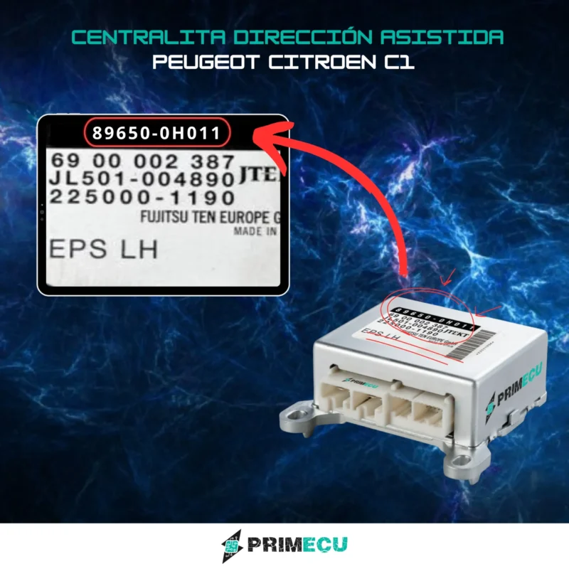 89650-0H011 Centralita de direccion asistida CITROEN C1 2