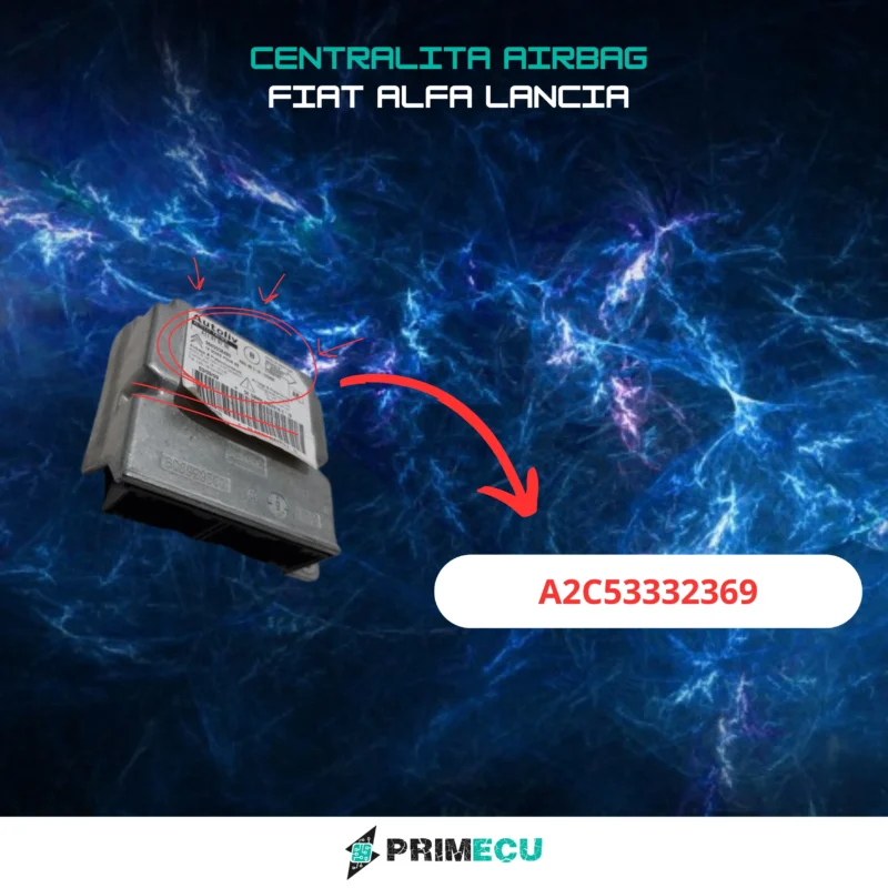 A2C53332369 Centralita Airbag Fiat 500 al mejor precio | PrimECU 2